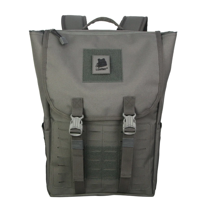 

Mochila Militar Survival Rucksack Army Rucksack Bag Pack Military Tactical Backpack, Grey-mochila militar