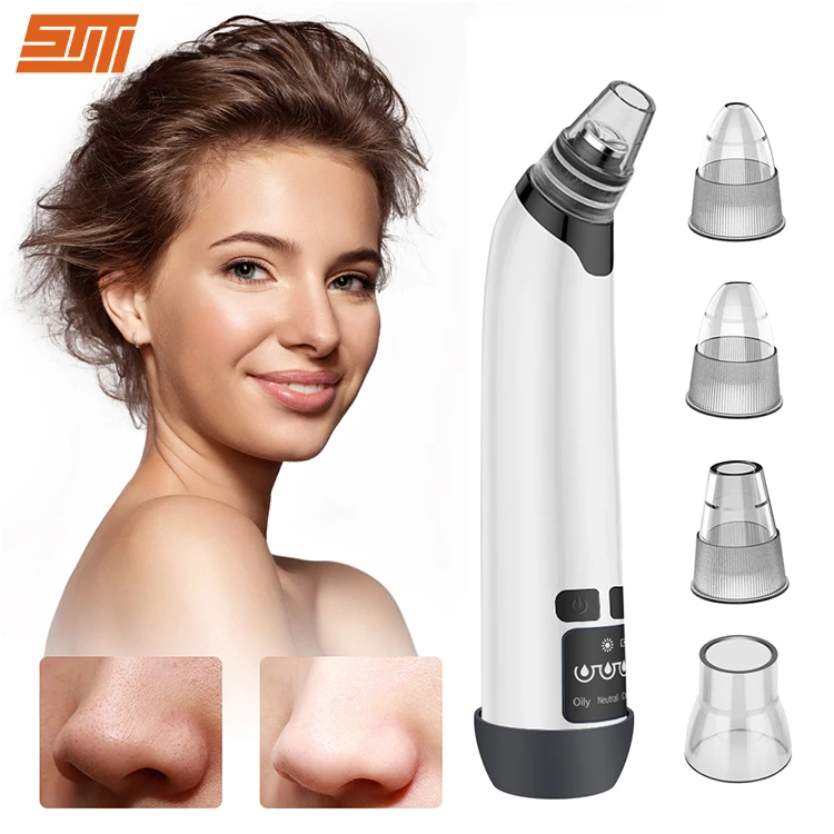 

Face Deep Pore Cleanser Removal Vacuum Suction Black Head Remover Pimple Sucker Acne Extractor Blackhead Remover Electric