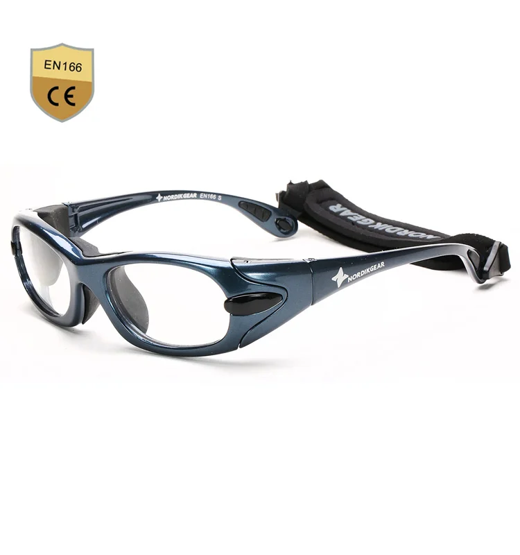 

NG001 EN166 Anti Impact Sporty Glasses Baseball Football Glasses Safety Glasses with Strap Prescription Sports Eyewear, More color options, see details
