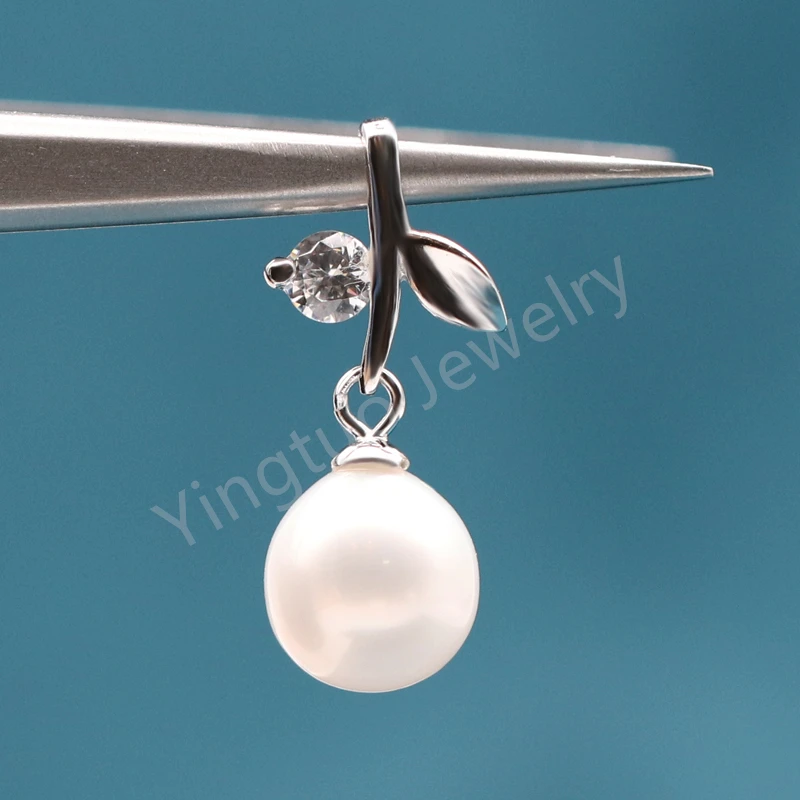 

Freshwater Pearl Price Wholesale 925 Steriling Sliver Natural Pearl Pedant for Necklace Jewelry Making