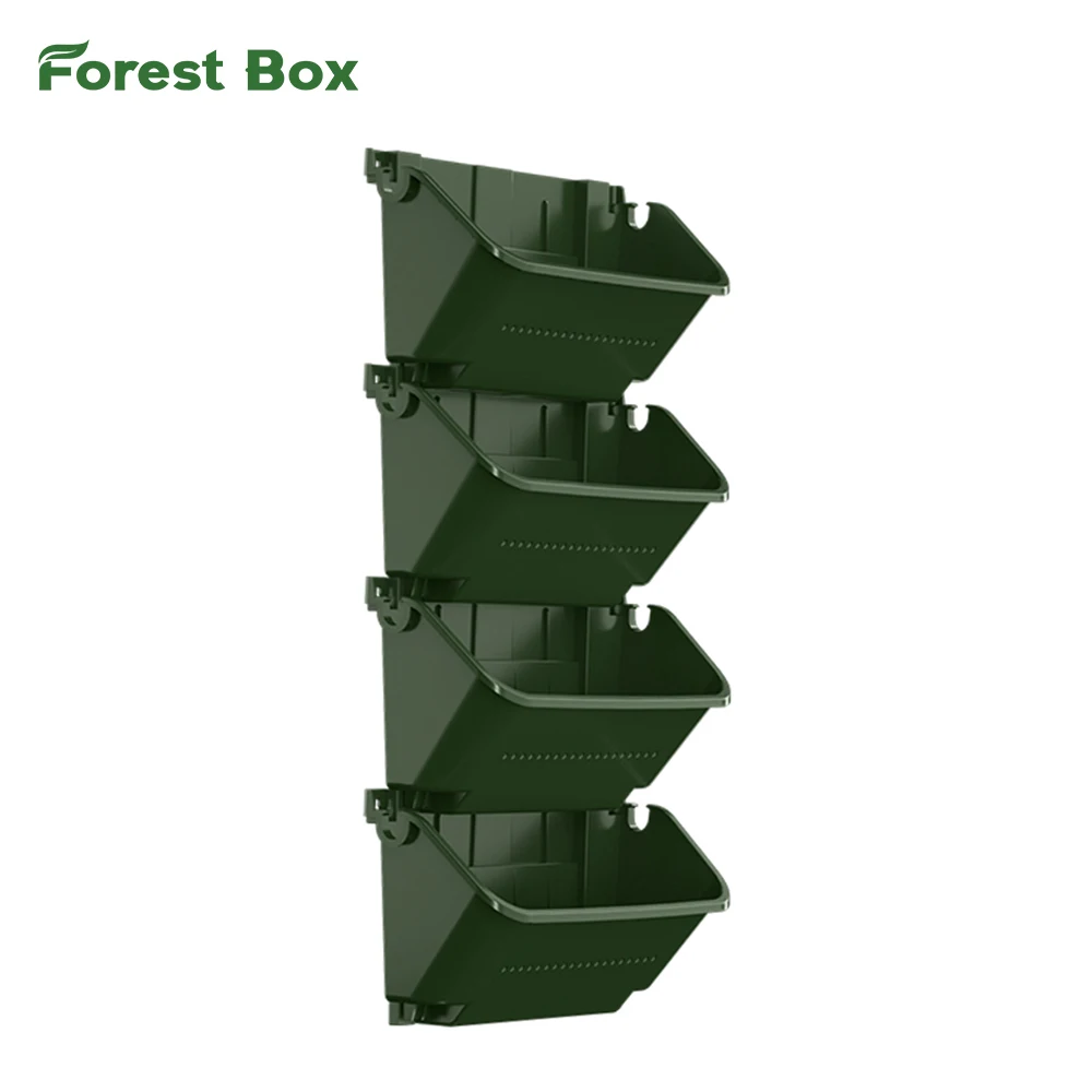 

Automatic Irrigation System Green Vertical Wall Garden Potted Planters Plastic Wall Mount