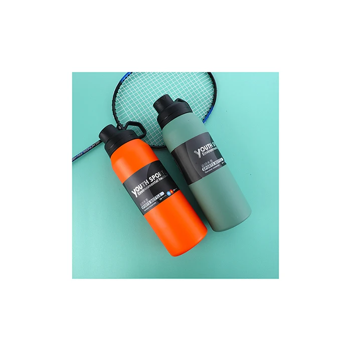 

900ml Stainless Steel Sport Water Bottle Promotional Water Bottle For Presents, Black, orange, green, customized