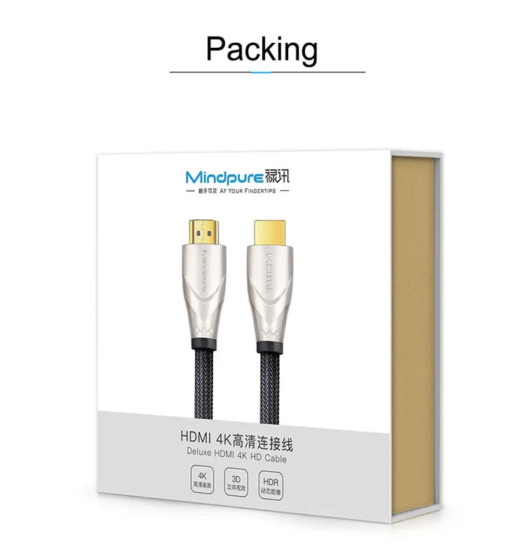 High Speed HDMI with Ethernet 3d 4k uhd Premium HDMI 2.0 cable - ANKUX.COM
