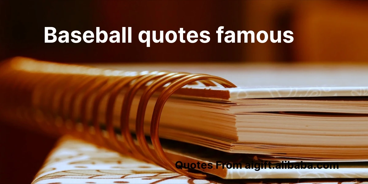 baseball quotes famous