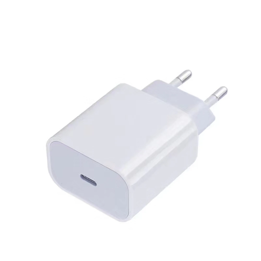 

Hengye Mini Portable Mobile Phone Adapter Super Fast Charging 20W Type C PD Wall Charger For iPhone 12 Pro Max, White
