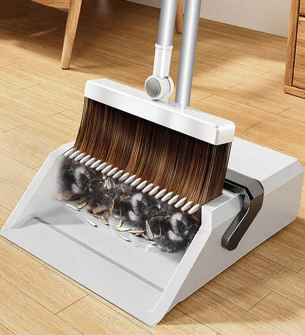 JOYBOS Broom and Dustpan Set Combination Broom Household Sweeping Broom Magnetic Folfing Wiper Magic Sweeping Hair Artifact