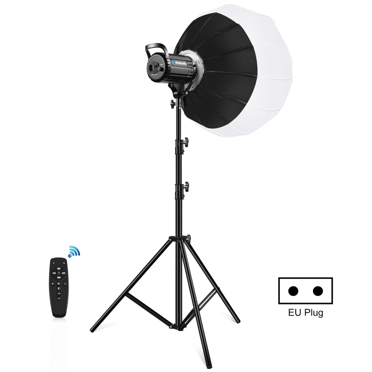 

Manufacture PULUZ 100W 5600K Studio Video Light live show + 2.8m Light Holder + 65cm Foldable Lantern Softbox Photography Kit