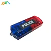 DK police traffic shoulder light police road safety control double colors flashing
