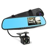 DC1006 1080P Dual Record Cam Mirror W/Video Parking Sensor Car Dash Cam DVR