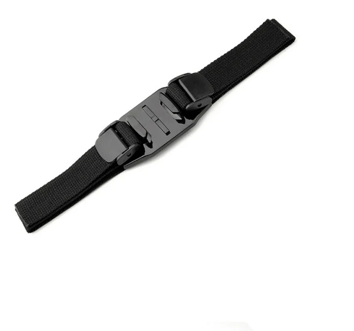 

Xueren Black Vented Adjustable Helmet Strap Belt Mount Holder Adapter For gopro Hero8/7/6/5/4/3+/3 Camera Accessories