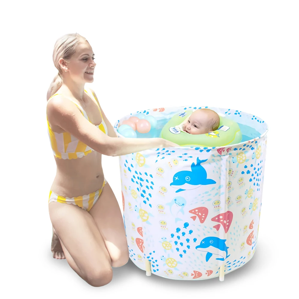 

Doctor Dolphin Foldable and Portable Suitable PVC Inflatable Kids Spa Bathtub For Baby