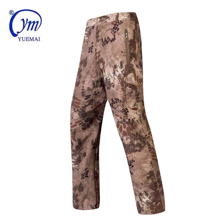 

Camo Waterproof Men Outdoor Shark Skin Trousers Combat Tactical Softshell Pants, Customized color