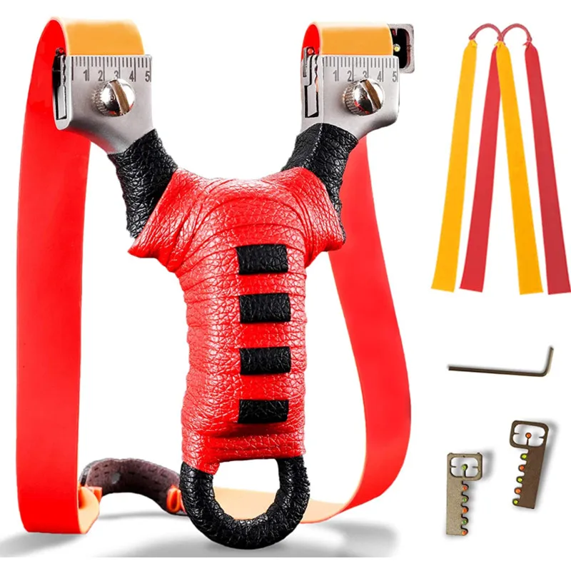 

NEW Outdoor Hunting Pro Slingshot High Velocity Steel Sniper Catapult slingshot accessories, Wooden&stainless steel
