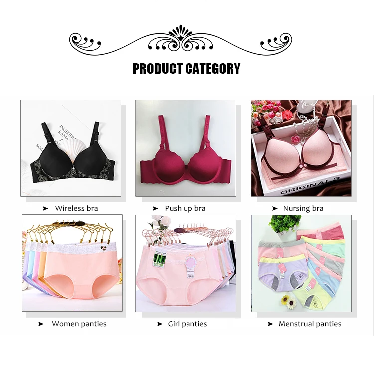 Hot Products To Sell Online Custom Women Underwear Set Underwear and Bra Set