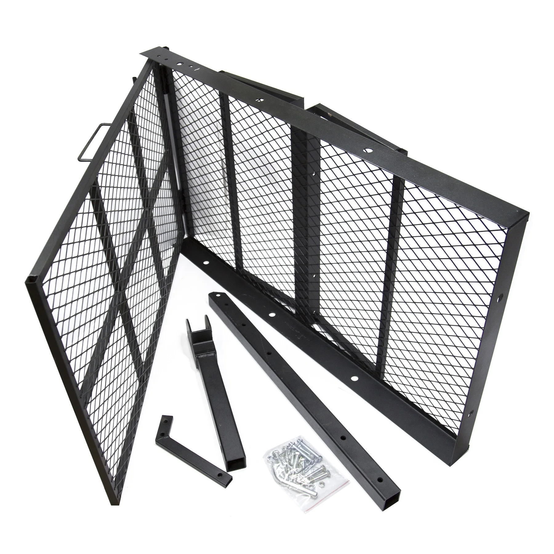 

Local stock in America! Winmax Hitch Mounted steel Cargo carrier with ramp Folding Cargo rack Rear