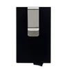Patent Right Card Holder Minimalist slim Aluminum Push Anti RFID Card Holder with Money Clip