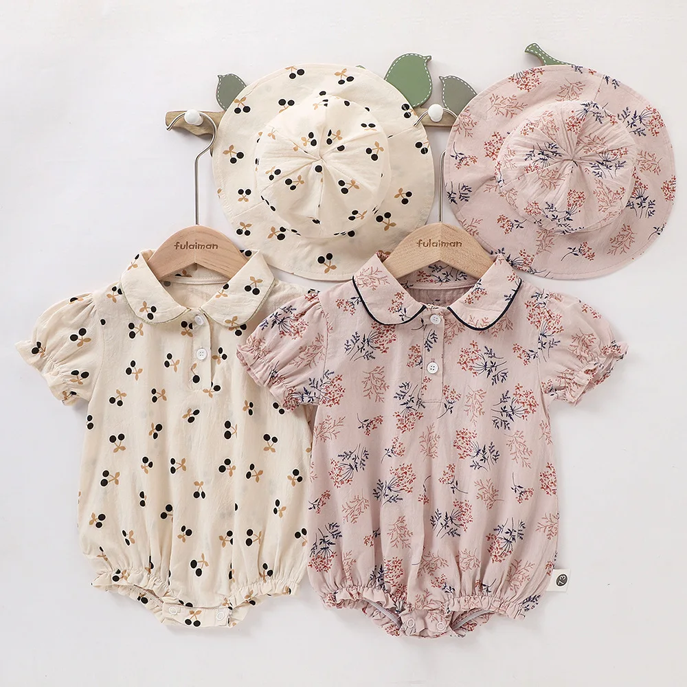 

CFL1177 Kids clothes Wholesale toddler bubble romper summer baby rompers for girls fashion clothing