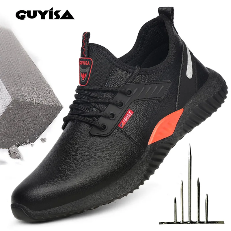 

Cowhide Leather Leather Work Shoes CE Approved Cheap Men Safety Shoes Construction China Safety Shoes