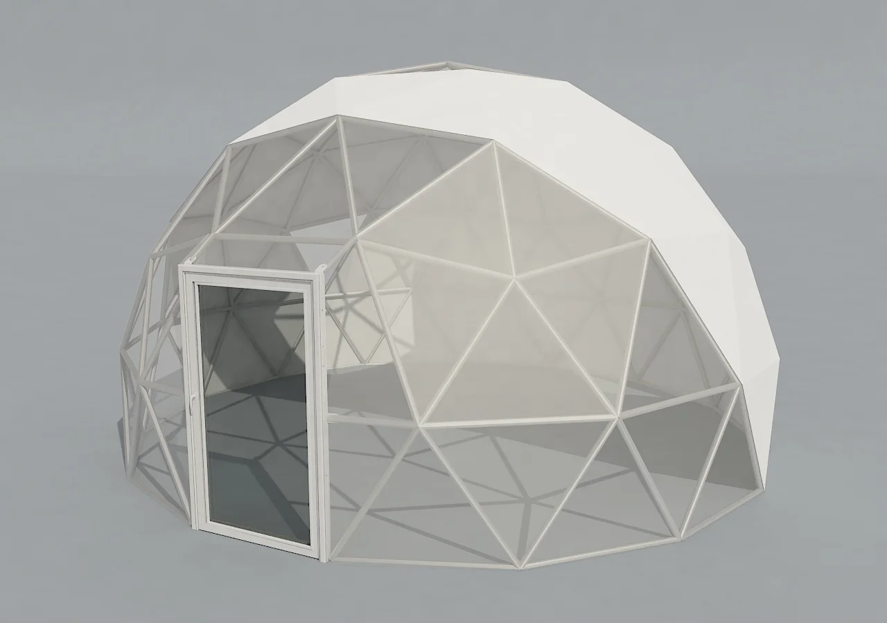 
China factory price luxury custom event outdoor clear prefabricated geodesic dome kit tent 