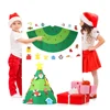 Christmas Decorations DIY Non Woven Tapered Tree Children Puzzle Felt Christmas Tree New Handmade Tree