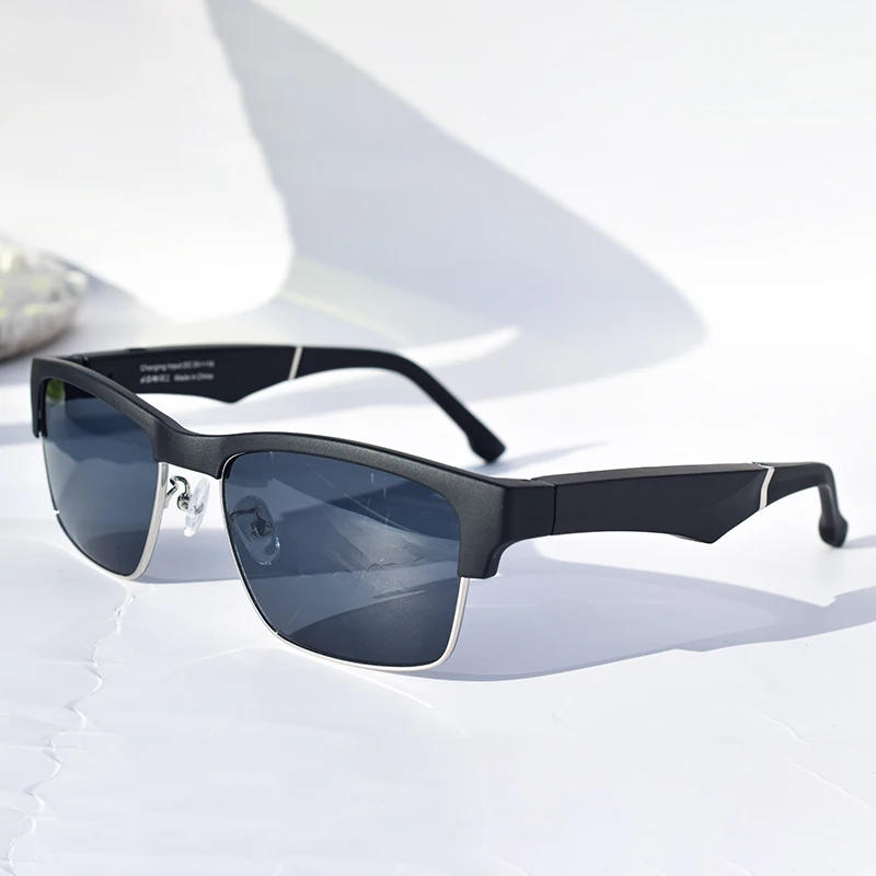 

2022 Headset Smart Headphone Audio Sunglasses Polarized Glasses Lenses Compatible Smart Sunglasses With Headset, Black,blue,sliver