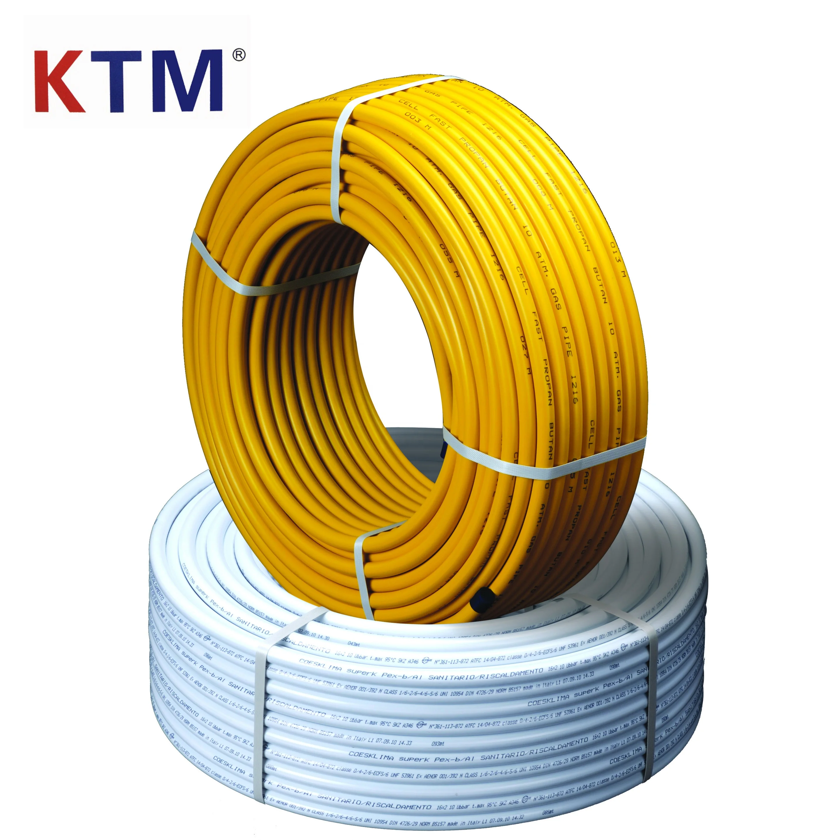 
KTM PEX-AL-PEX PIPE APPROVED BY AS4176 WITH INSULATION OR WITHOUT INSULATION 