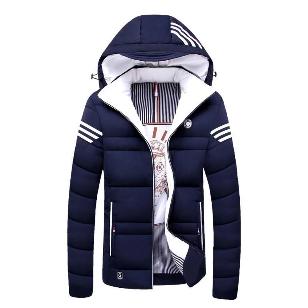 

Men Winter Jacket Brand Casual Mens Jackets And Coats Thick Warm Jacket Men Parka Outerwear Coat Plus Size