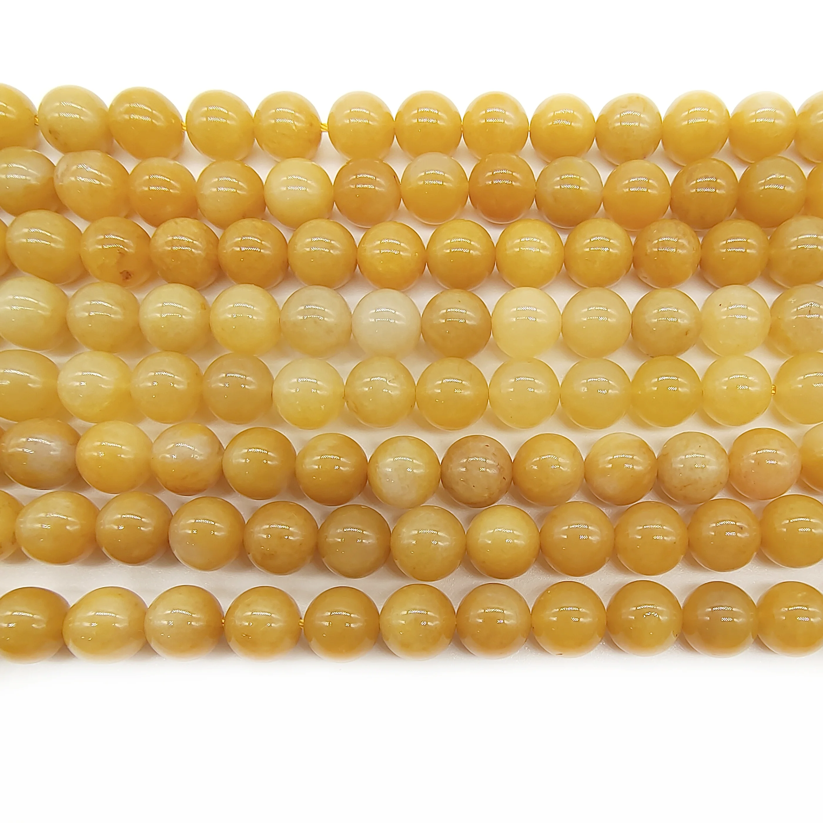 

Wholesale and retail natural gemstone Yellow jade smooth round beads 4mm 6mm 8mm 10mm 12mm, As picture