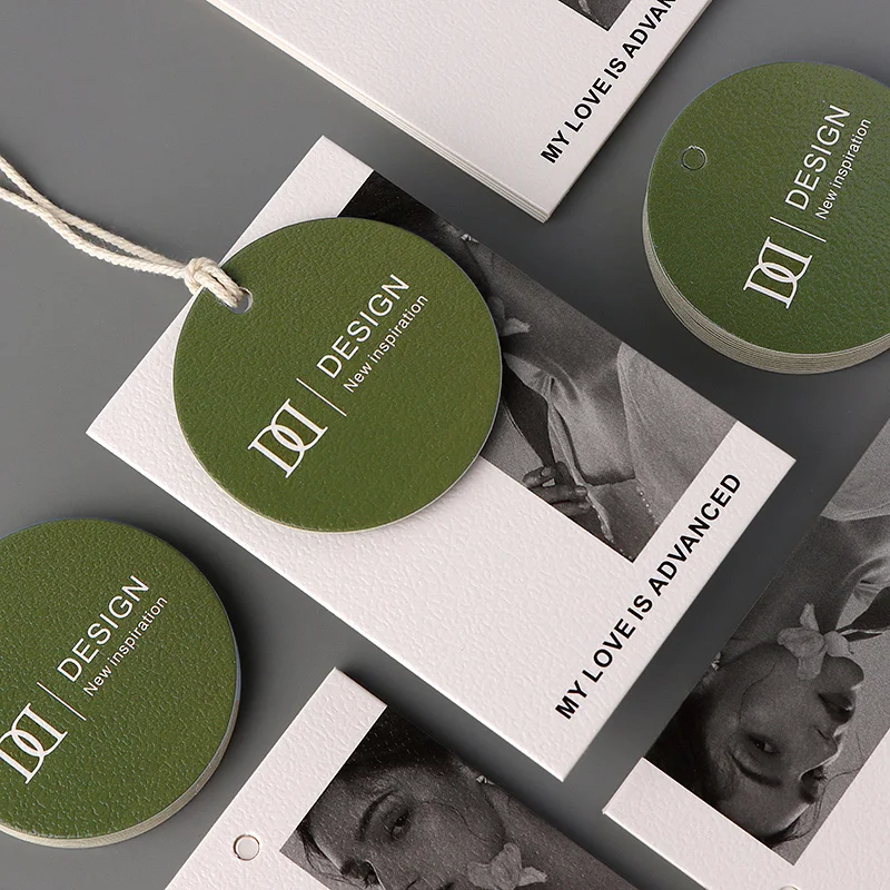 Factory Direct Sales Recycled Paper Hang Tags Embossed Luxury Hang Tag Custom Garment Tags