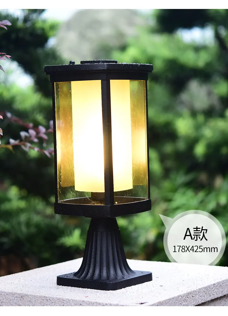 Lawn lamp outdoor stainless steel straw square led cell lamp led outdoor garden light