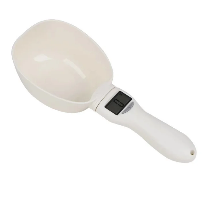 

Wholesale Custom New Design Intelligent Accurate Pet Food Digital Measuring Spoon Pet Food Scoop, Cream or customs