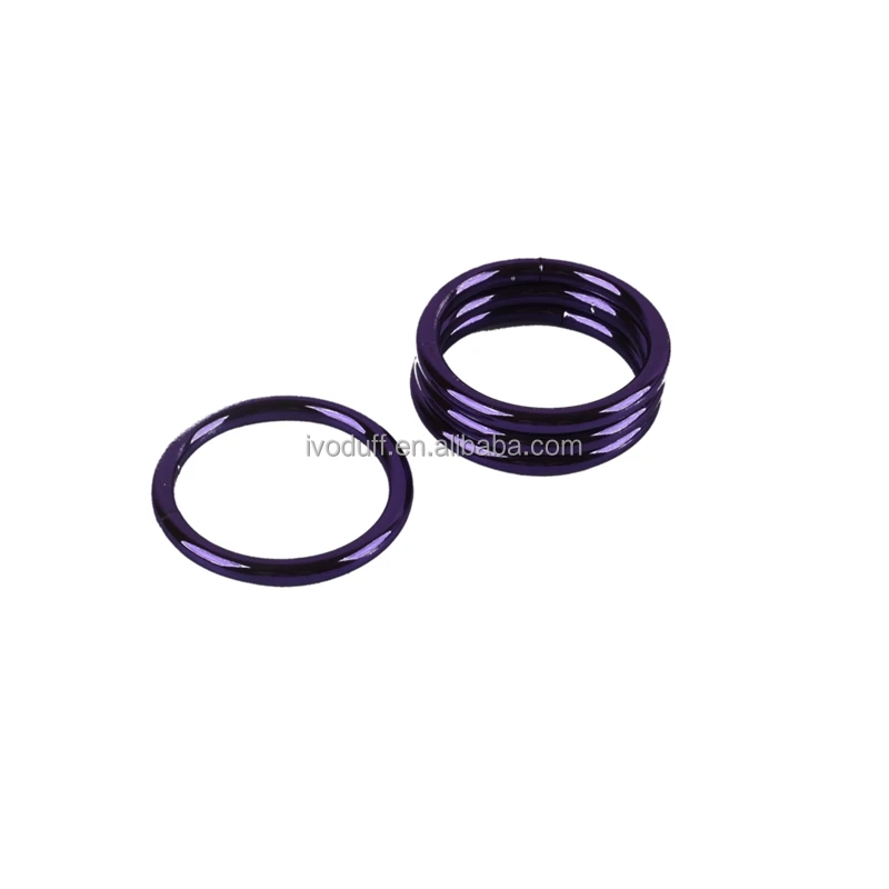 

China Wholesale Metal Key Ring Spring Buckles Belt Handmade Bag  O Rings, Purple