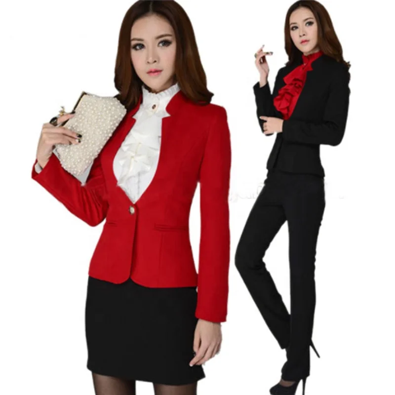 business suit with skirt