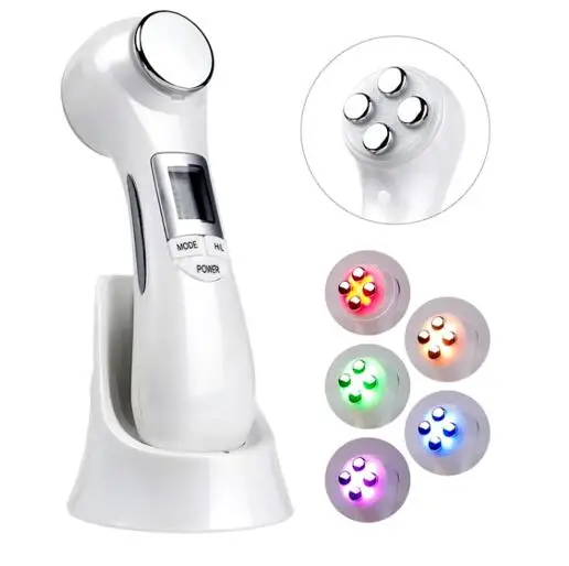 

6 in 1 Mesotherapy RF Radio Frequency Facial LED Photon Light Therapy EMS Face Lifting Beauty Skin Care Machine