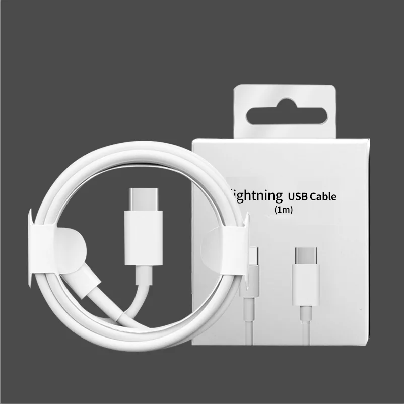 PD Charge USB Cable Super Charging Customize Usb Type C Cable Usb to Type C Fast Charging Cable Hot Sale 1m 2m for 8pin Kable