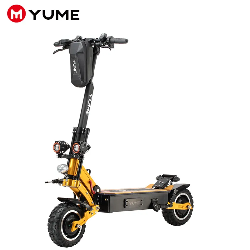 

YUME X11 Powerful 60v 5000w dual motor electric scooter up to 80km/h 2 wheels 11 inch off road fat tire e scooter for adult