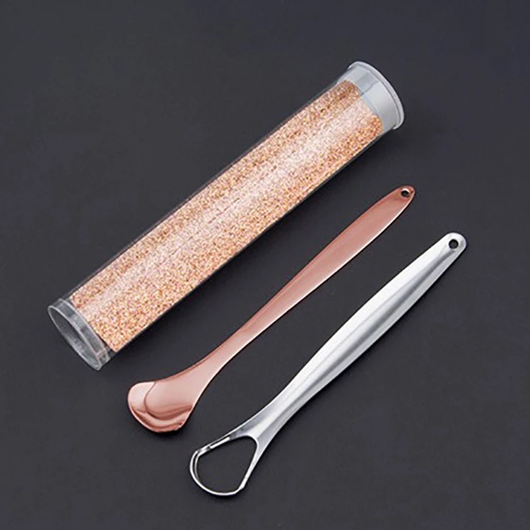 

Profession effective oral hygiene care remove smell tongue scraper