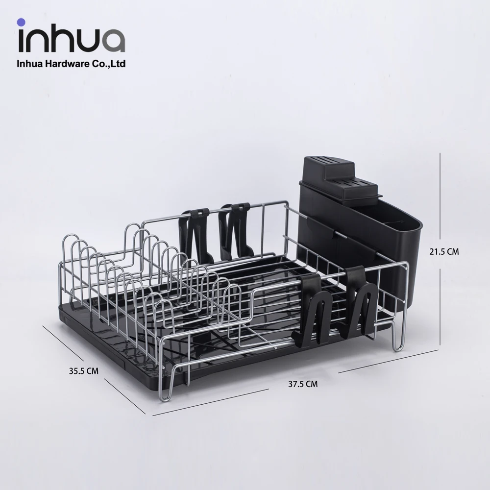 

Multifunctional large capacity dish racks nano coating dish drying rack for kitchen automatic drain rack