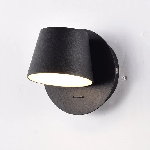 How Bright Modern  Rotatable Led Light Wall Mount Reading Lamp 6W Wall Lamp For Hotel Bedroom