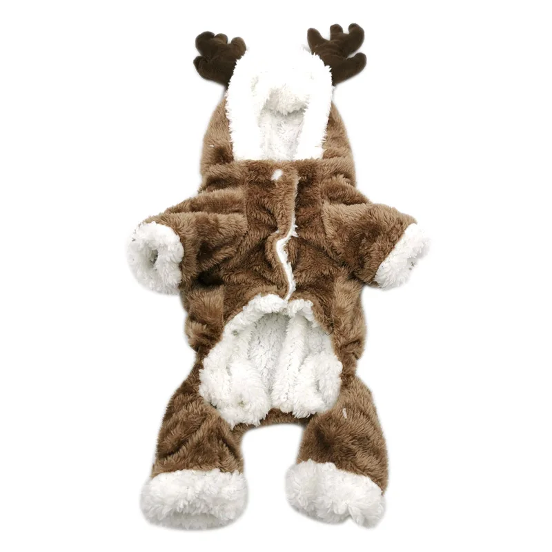 

Ropa Para Mascotas Ropa De Alta Calidad Dogs Cloth Roupa Pet Apparel Coat Elk Christmas Costume Luxury Designer Dog Clothes, Brown