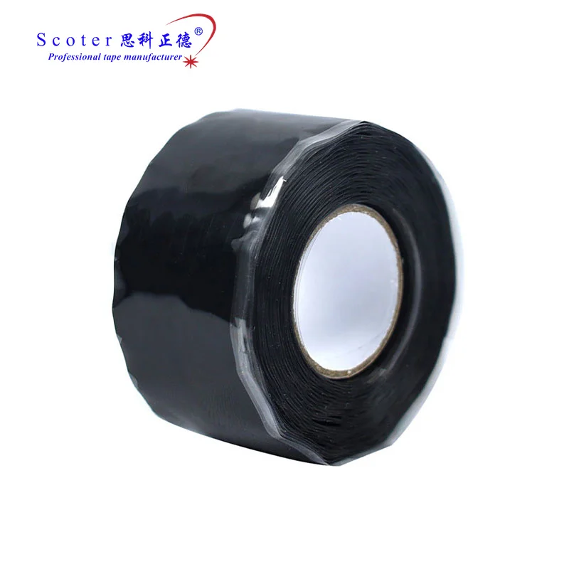 

Electrical Cable wrapping Marine 230v silicone rubber heater tape 550w high temperature resistant self-fusing silicone tape