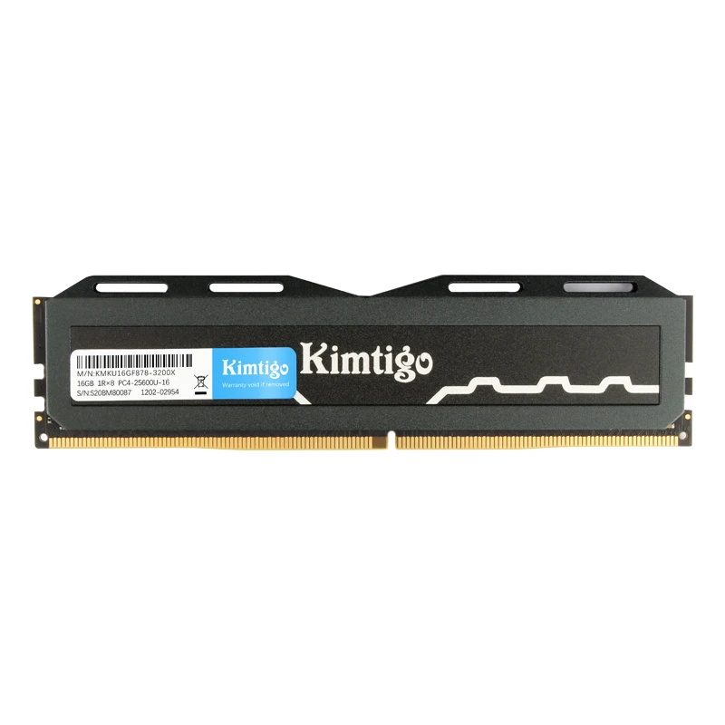 

Kimtigo Wolfrine series DDR4 3200mhz 8GB 16GB high speed gaming ram, Black