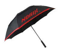 

OEM Auto Open & Close Vented Windproof Double Canopy Travel Umbrella Custom Weatherproof Print Golf Umbrella With Logo