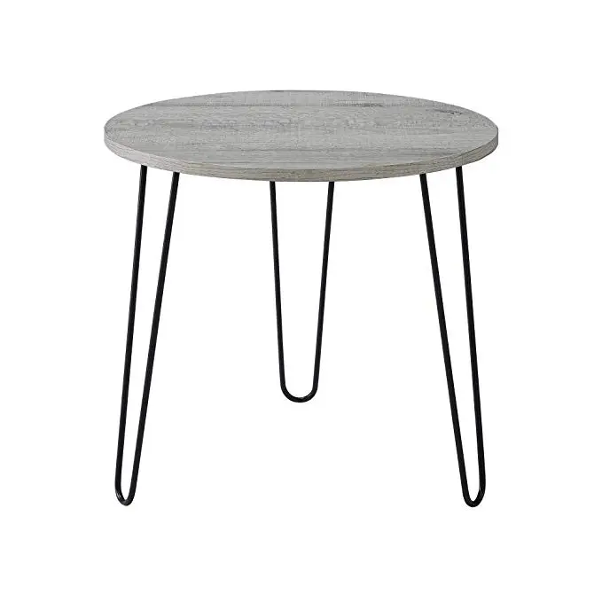 
metal wood side table modern coffee table with SGS certificate 