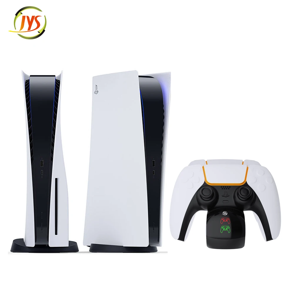 

JYS PS5 handle 2 seaters gamepad charger sofa charger PS5 game handle fast safe charging device with LED indicator for PS5