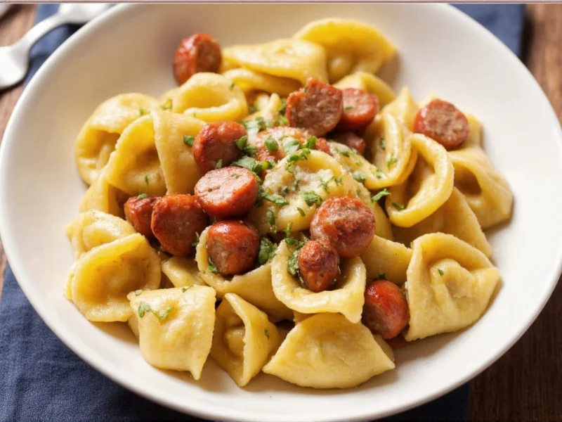 Easy Sausage and Tortellini Recipe in 20 Minutes | One-Pan Meal