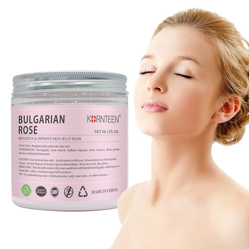 

Moisturizing Rose Facial Powdered Mask Pure Skin Moisture Anti Aging Whitening Anti Acne Deep Hydrating Beauty Salon
