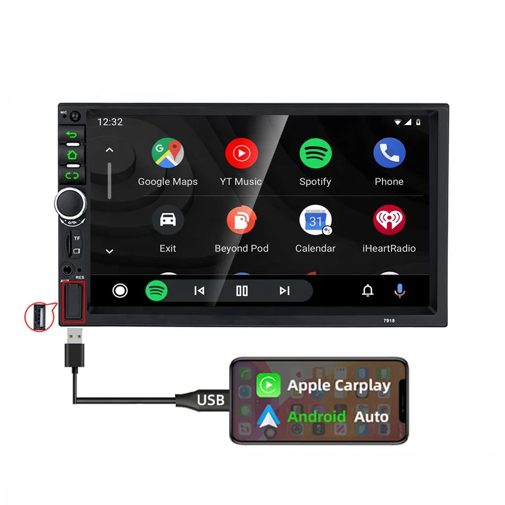 

2 Din 7012B General Car Models 7'' inch LCD Touch Screen mp3 player for car Audio support Rear View Camera