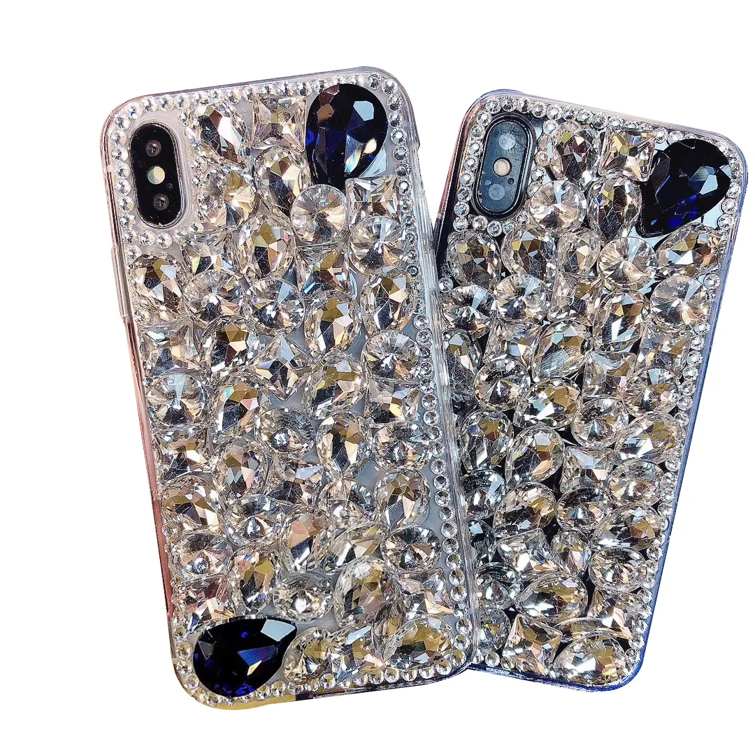 

Fashion Glitter Diamond Sparkling bling fancy Girl Phone case For iPhone 11 pro XR MAX