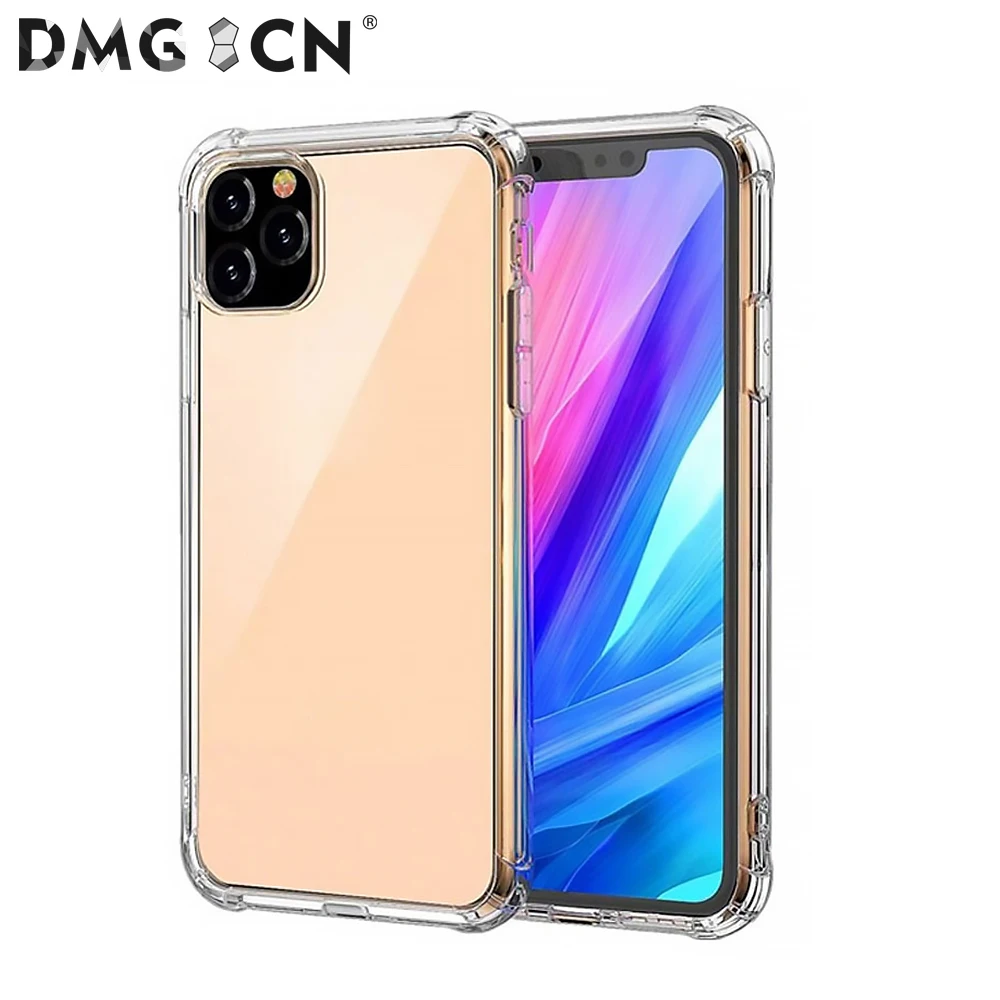 

Shockproof Armor Clear Case For iPhone case Transparent Phone Cases Airbag Cove